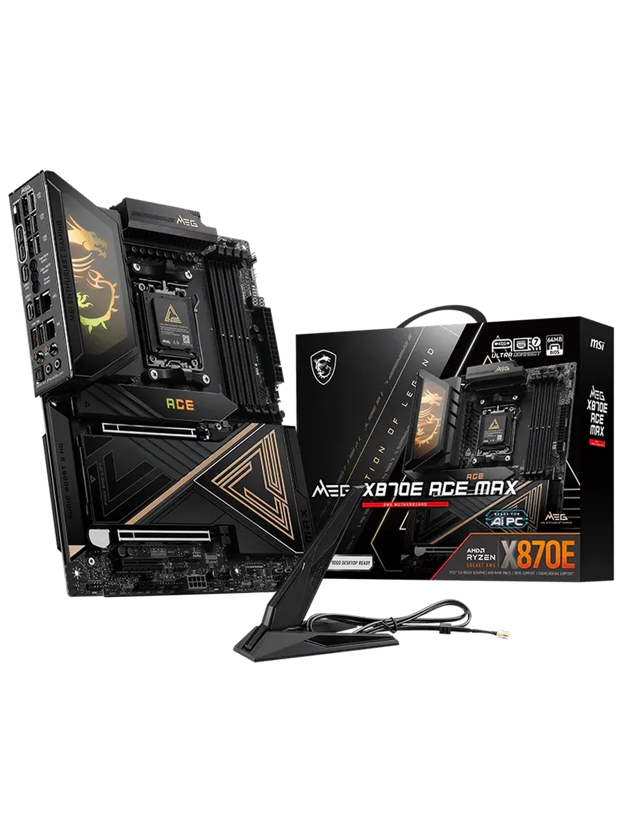 MSI Материнская плата MEG X870E ACE MAX AM5 AMD X870E ATX RTL
