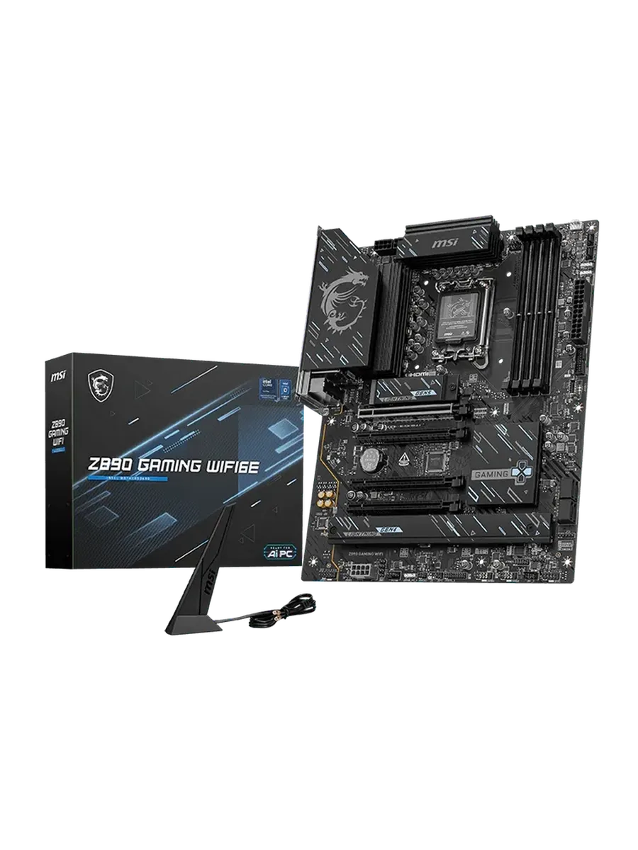 MSI Материнская плата Z890 GAMING WIFI6E LGA1851 Intel Z890 ATX
