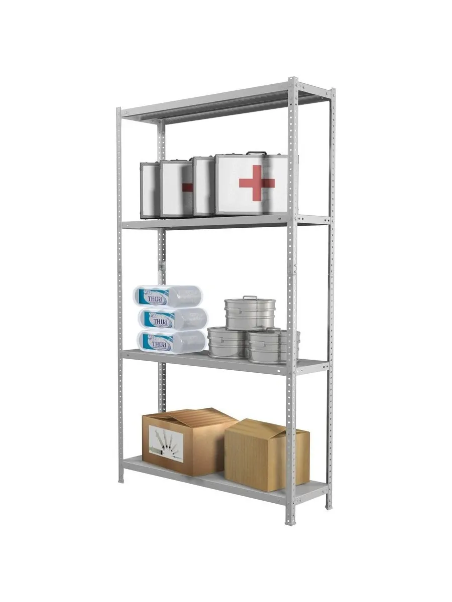 Стеллаж MS Standart 150KD/75x40/4 металл, 1500x750x400мм