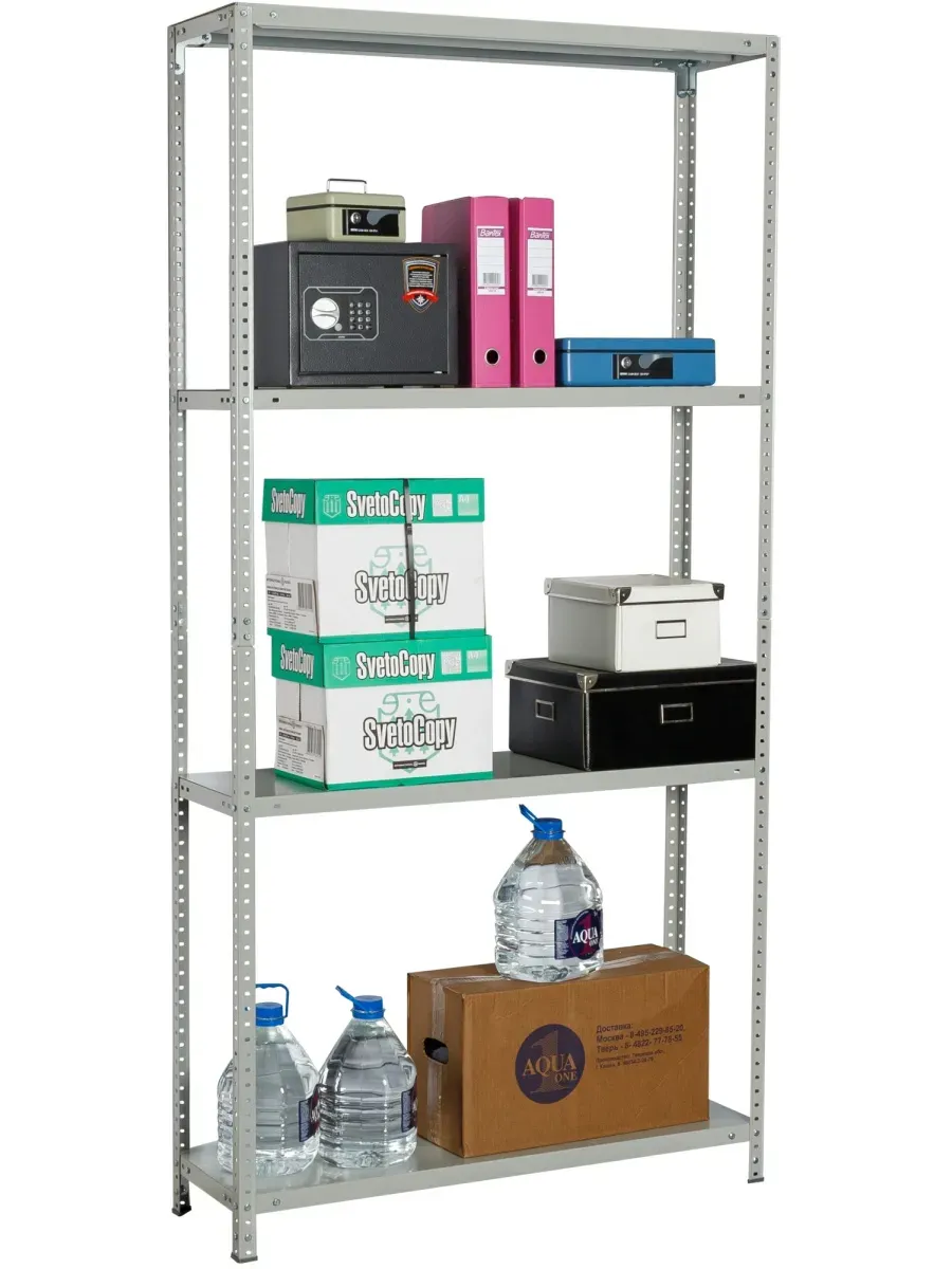 Стеллаж MS Standart 160KD 70x30 4 металл, 1600x700x300мм