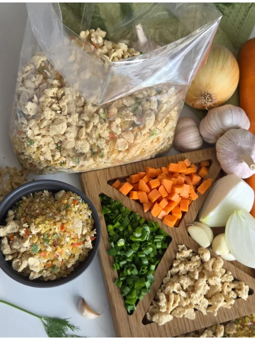 Pirina ECO Булгур с соевым мясом и сушеными овощами, вариант, фото 3