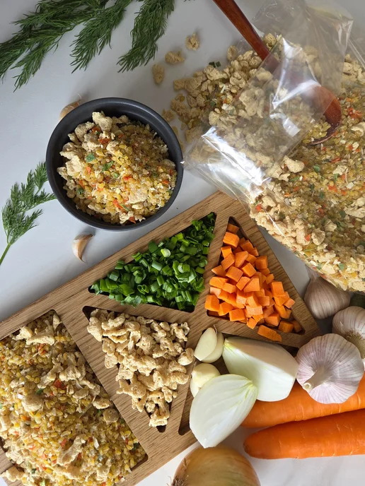 Pirina ECO Булгур с соевым мясом и сушеными овощами, вариант, фото 5
