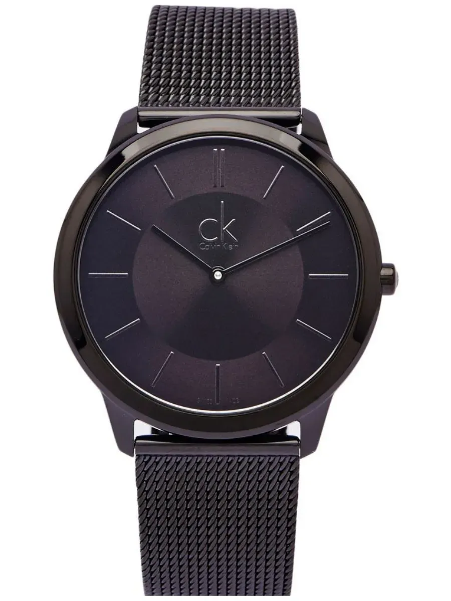 Наручные часы CALVIN KLEIN Minimal K3M214B1, черный