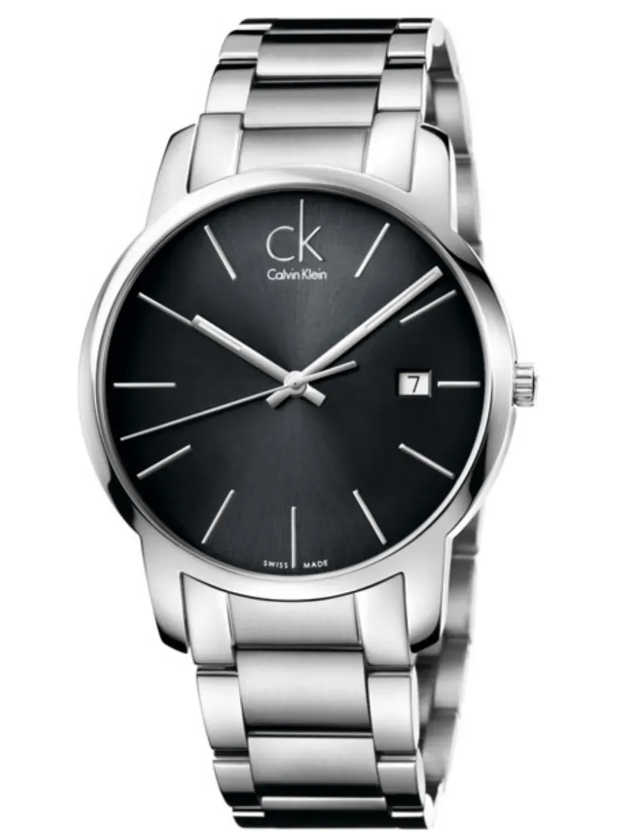 Наручные часы CALVIN KLEIN City K2G2G143, серебристый/серый