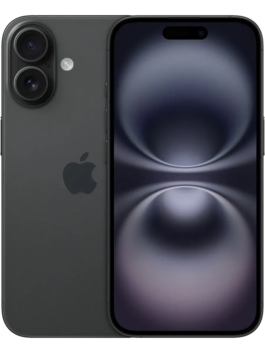Смартфон iPhone 16 128 ГБ Black nanoSIM + eSIM