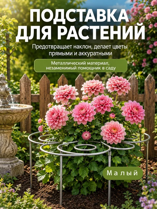 Держатель для растений в сад, вариант