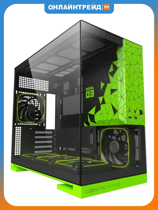 Geometric Future Корпус Model 3 Green (1AM3NZGB00110), зеленый