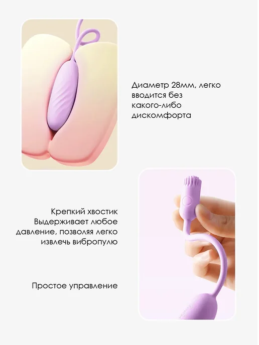 Svakom Вибратор виброяйцо с дистанционным управлением, вариант, фото 2