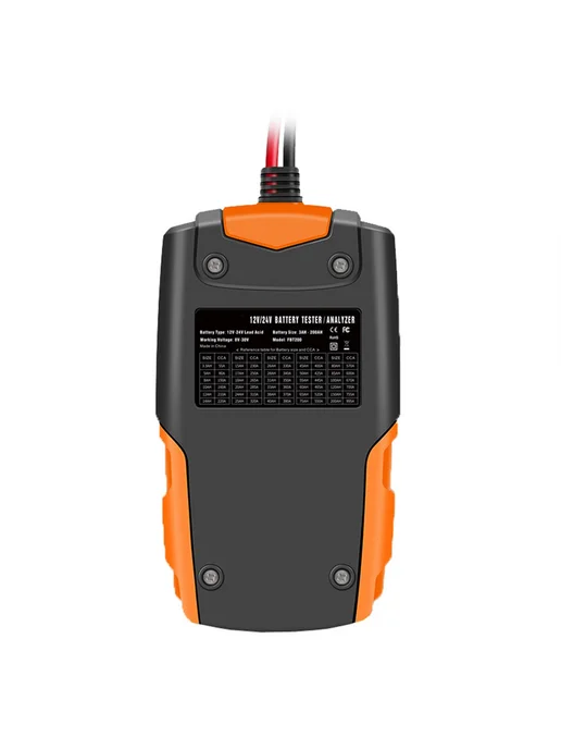 Тестер автомобильного аккумулятора 12V 24V, безопасный, для, вариант, фото 6