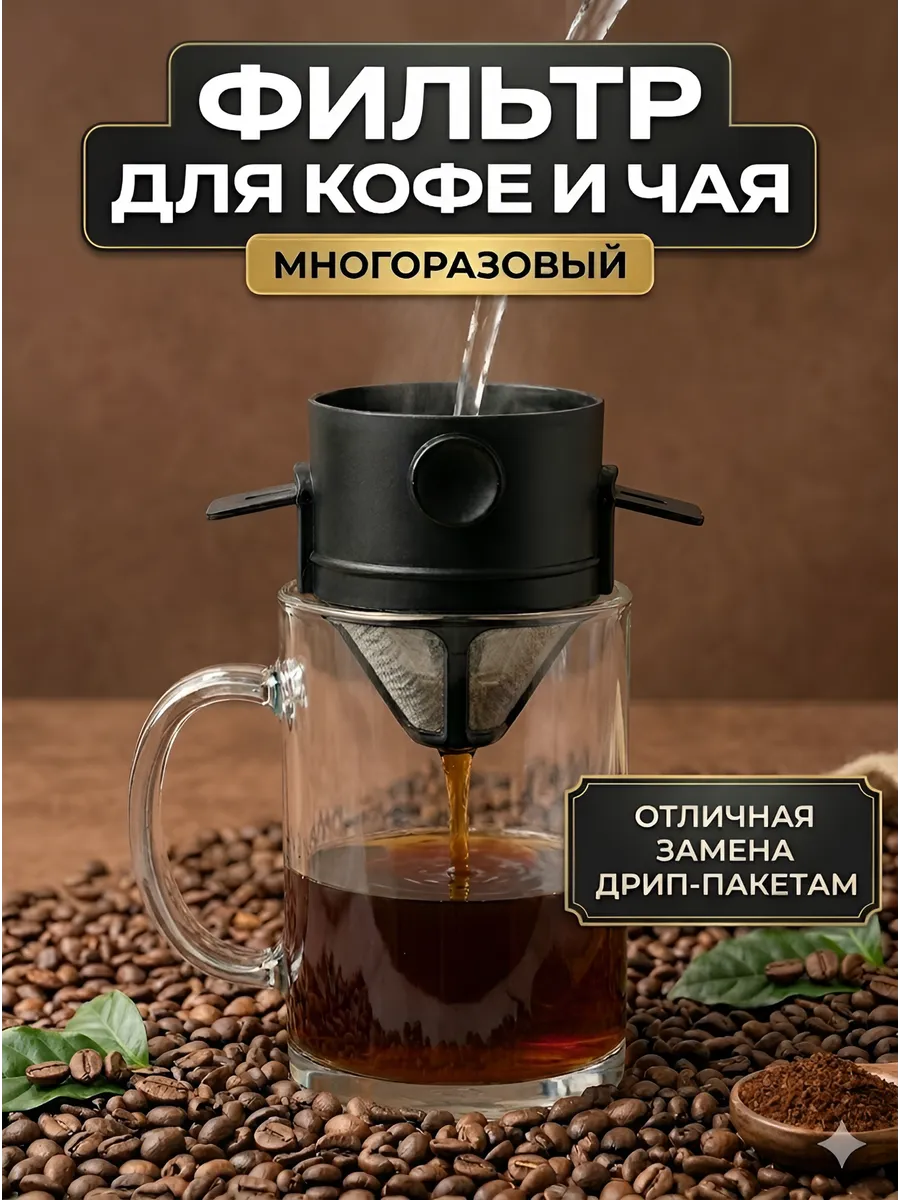 Фильтр для кофе и чая многоразовый