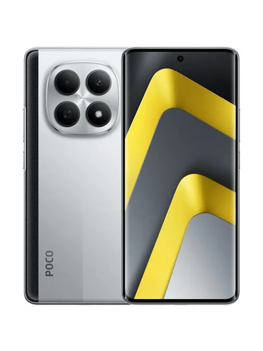 Смартфон Xiaomi Poco M8 7/256 ГБ, серебристый, фото 2