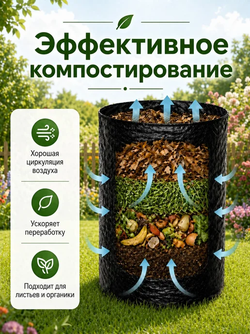 SAYDIAN Компостер 100 см х 100см, вариант, фото 5