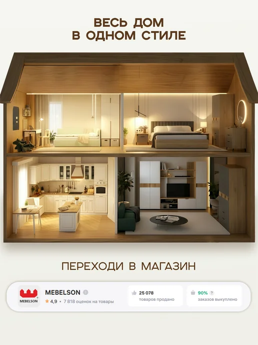 Mebelson Кровать 180х200 "Твикс", крем, 180x200, фото 5