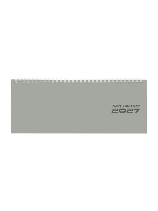 STAFF Еженедельник датированный 2027, планинг планер настольный, серый, фото 3