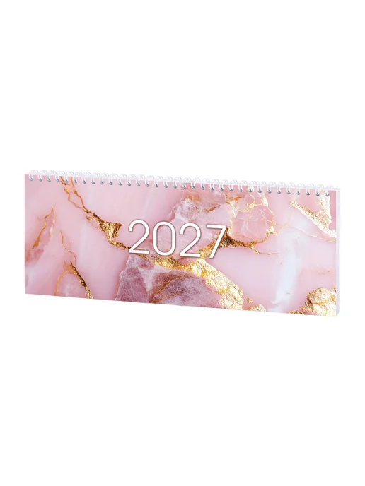 STAFF Еженедельник датированный 2027, планинг планер настольный, розовый, фото 2