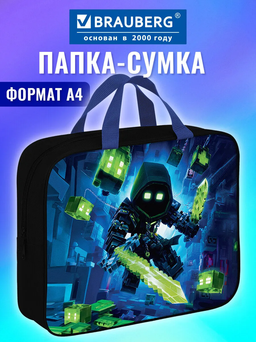 Папка сумка для тетрадей, труда, рисования и изо А4 в школу
