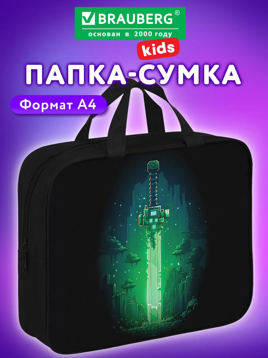 Папка сумка для тетрадей, труда, рисования и изо А4 в школу