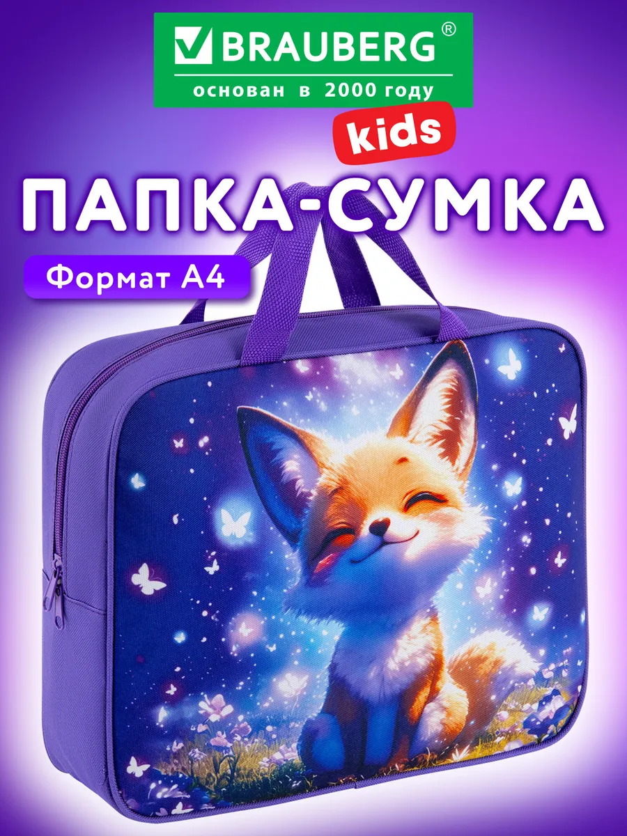 Папка сумка для тетрадей, труда, рисования и изо А4 в школу