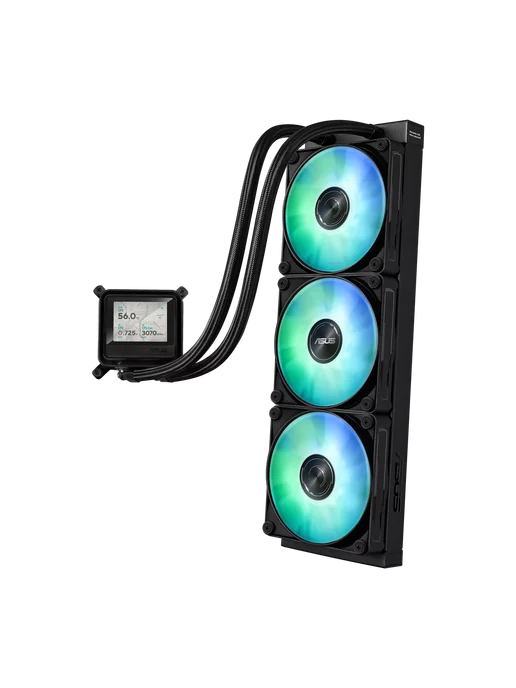Asus Жидкостное охлаждение MAX Gaming LC 360 ARGB LCD Черный (90R, черный, фото 3
