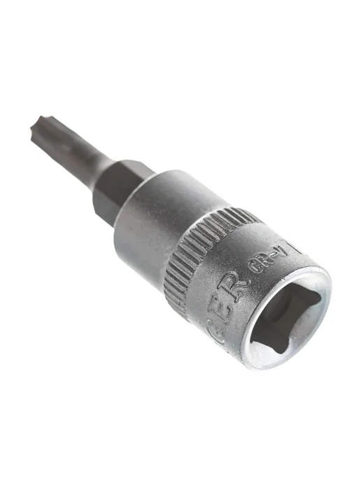 BERGER Бита-головка 1 4" Torx с отверстием Т20, серый, фото 3