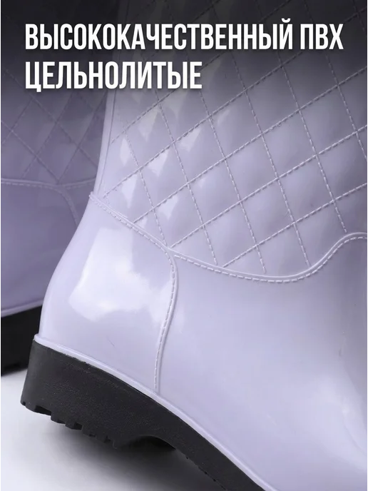 NOBBARO Сапоги резиновые красные, голубой, фото 3