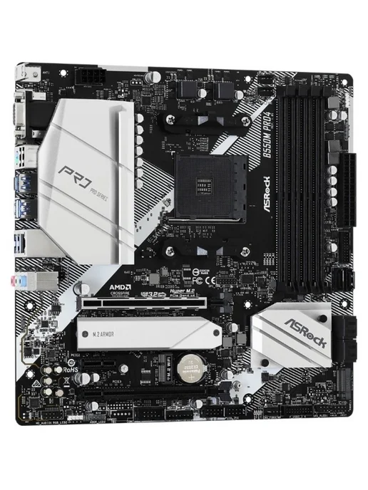 ASRock Материнская плата B550M PRO4 (AM4, mATX), вариант, фото 2