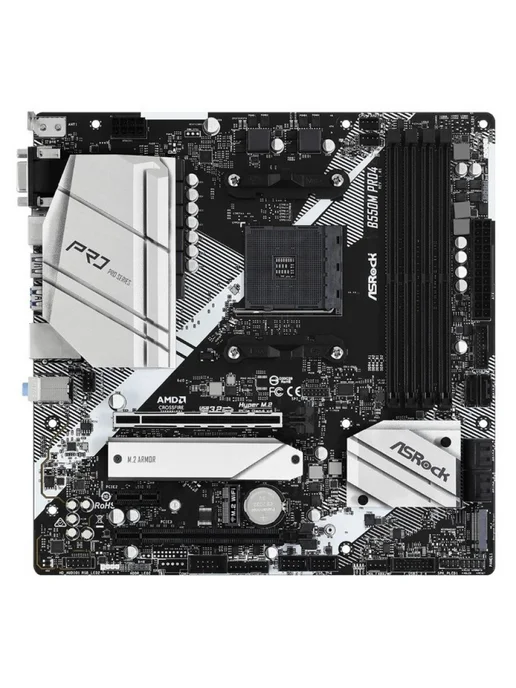 ASRock Материнская плата B550M PRO4 (AM4, mATX), вариант, фото 5
