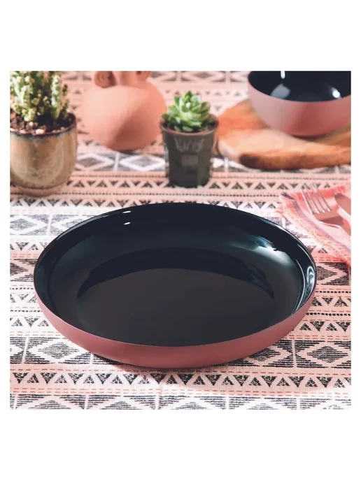 LUMINARC Блюдо 25 см Vicky Terracotta Q8579, черный, фото 7