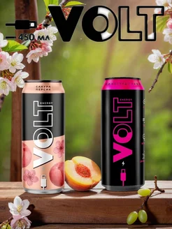 VOLT ENERGY Энергетик Сакура и персик, 2шт