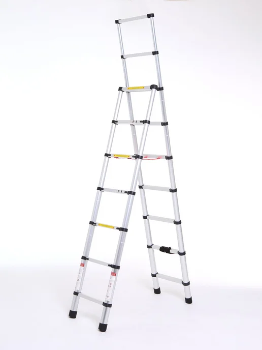 WORKY Лестница стремянка PRO 3,6м 7.2м, 9+9 ступеней, 2,6 м, 2 м, фото 3