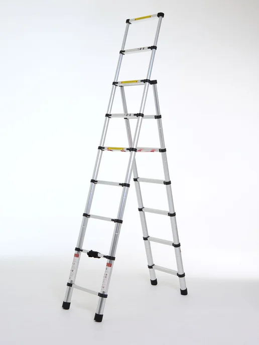 WORKY Лестница стремянка PRO 3,6м 7.2м, 9+9 ступеней, 2,6 м, 2 м, фото 4