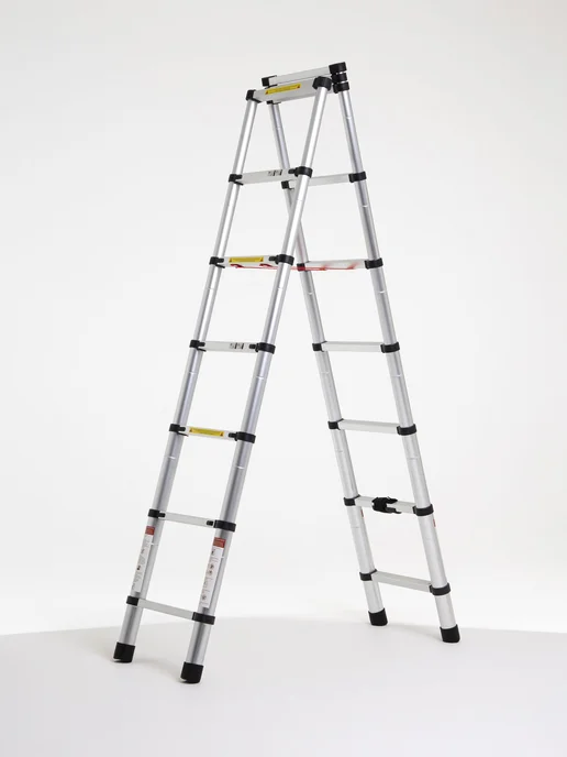 WORKY Лестница стремянка PRO 3,6м 7.2м, 9+9 ступеней, 2,6 м, 2 м, фото 5