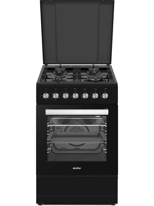 Simfer Комбинированная плита F56MB46015, черный