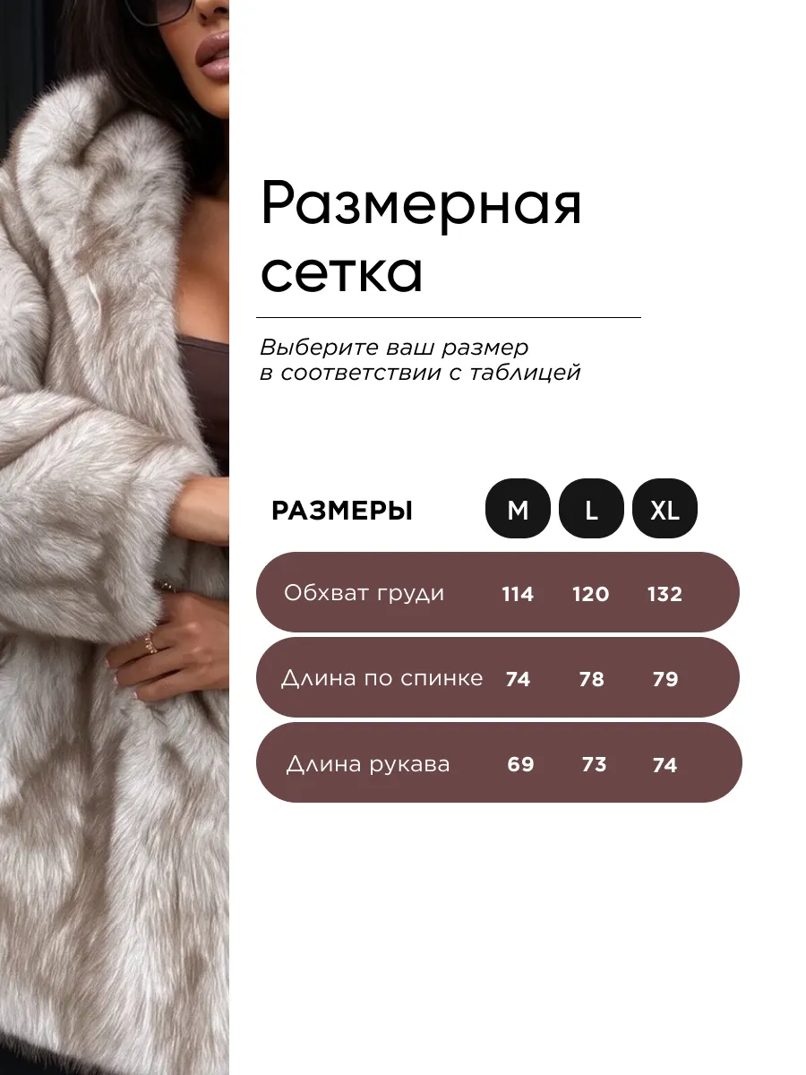 Шуба искусственная короткая зимняя экошуба