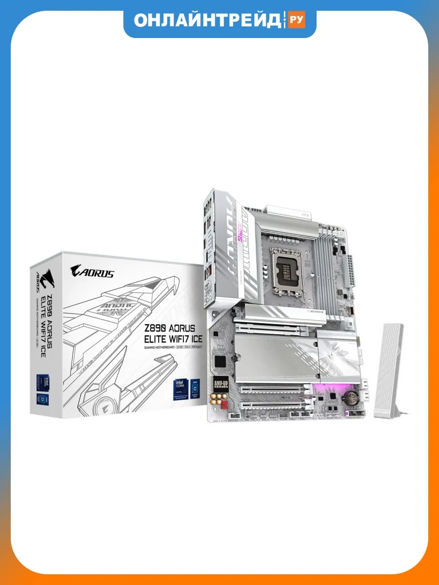 Материнская плата Z890 AORUS ELITE WF7 ICE (LGA1851, ATX) Gigabyte 1089008037 купить в интернет‑магазине Wildberries
