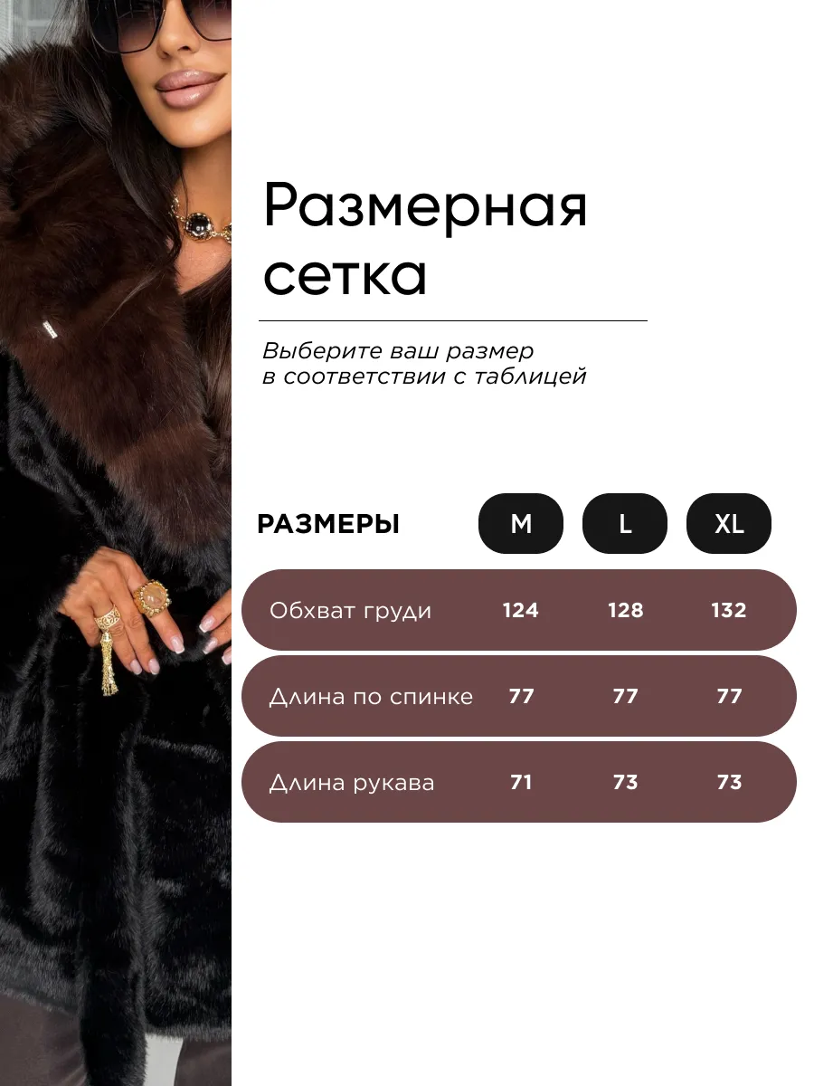 Черная шуба искусственная короткая зимняя экошуба