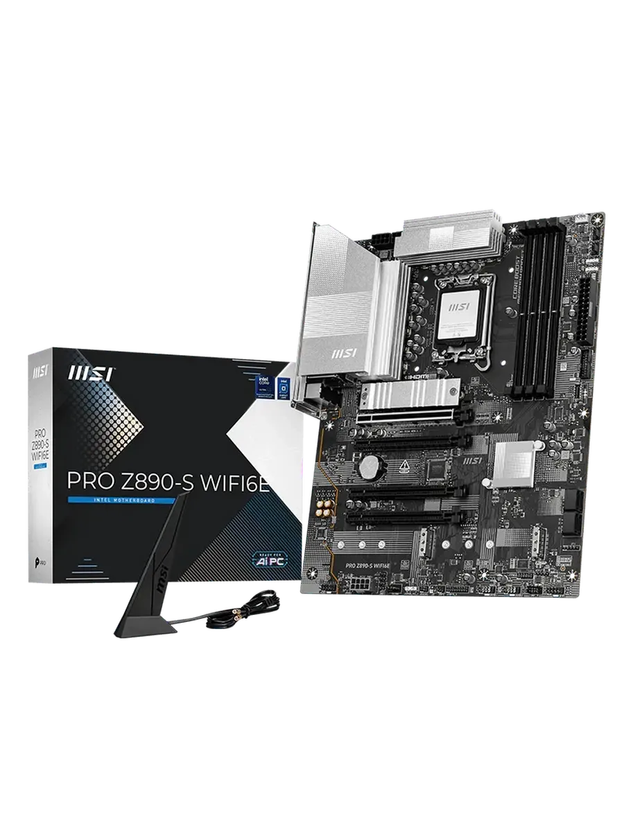 Материнская плата PRO Z890-S WIFI6E LGA1851 Intel Z890 ATX R MSI 1089066237 купить за 21 078 ₽ в интернет‑магазине Wildberries