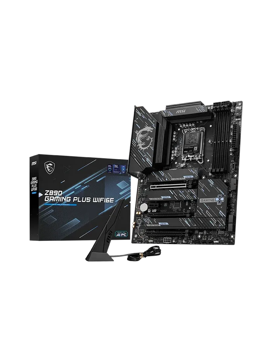 Материнская плата Z890 GAMING PLUS WIFI6E LGA1851 Intel Z890 MSI 1089066250 купить в интернет‑магазине Wildberries