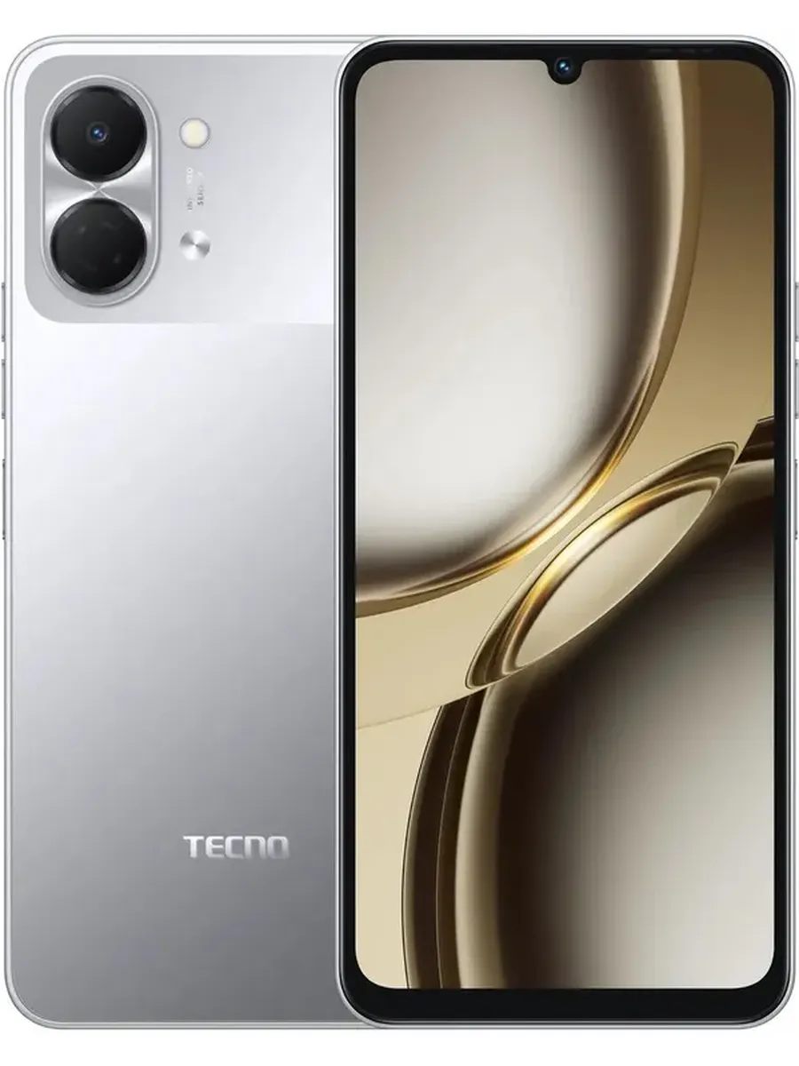 Смартфон Spark Go 3 4 128Gb серый TECNO 1089097037 купить за 11 791 ₽ в интернет‑магазине Wildberries