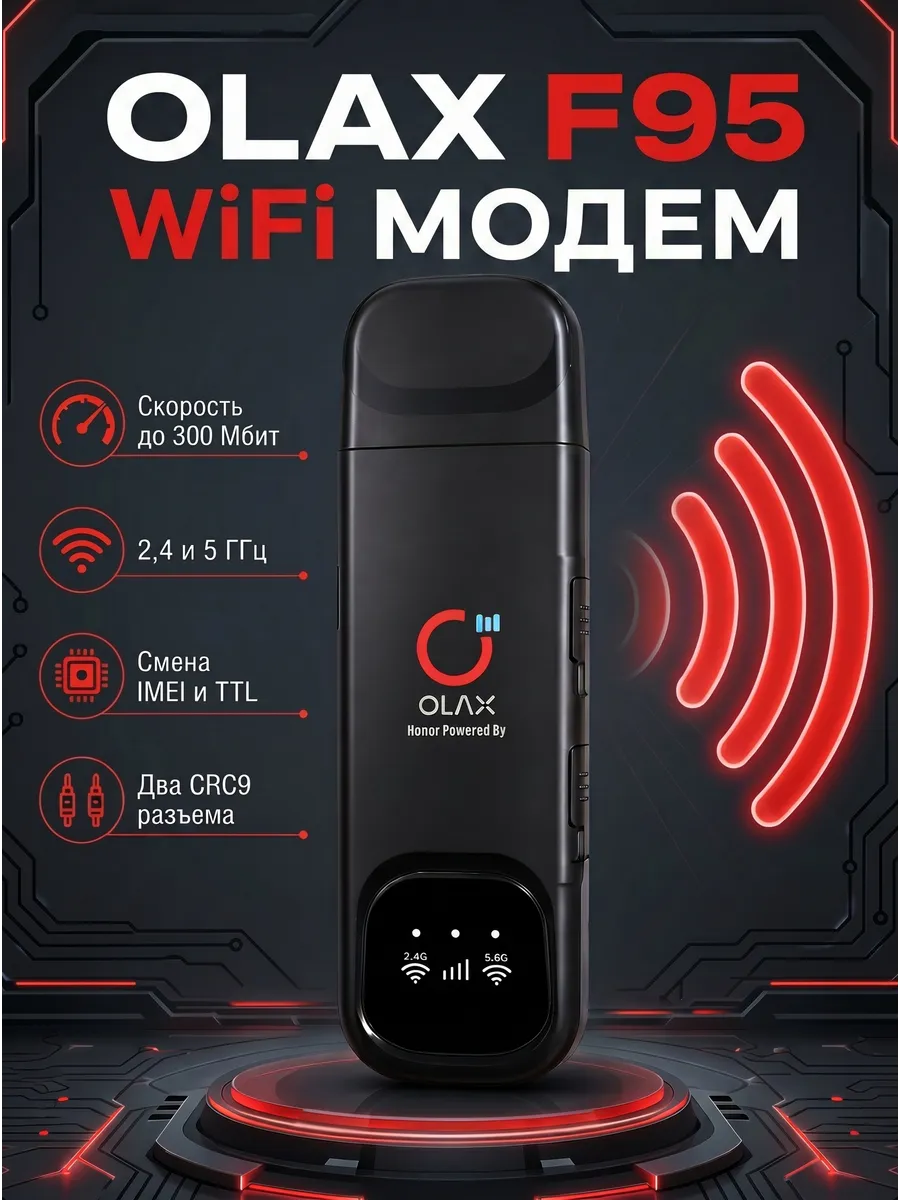 USB модем 4G для интернета F95 с раздачей WiFi