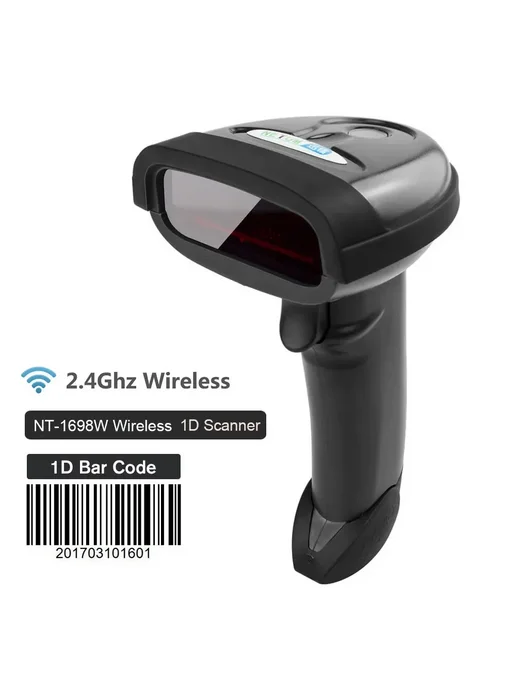 NETUM Сканер штрих-кодов Bluetooth 2D NT-L8BL желто-черный, черный, фото 3