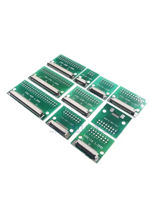 RTLECS Адаптер FPC FFC 1.0 мм на 2.54x2.54 мм 24В 2PCS 16 Pin, 2.54x2.54 мм, 2 шт, фото 7