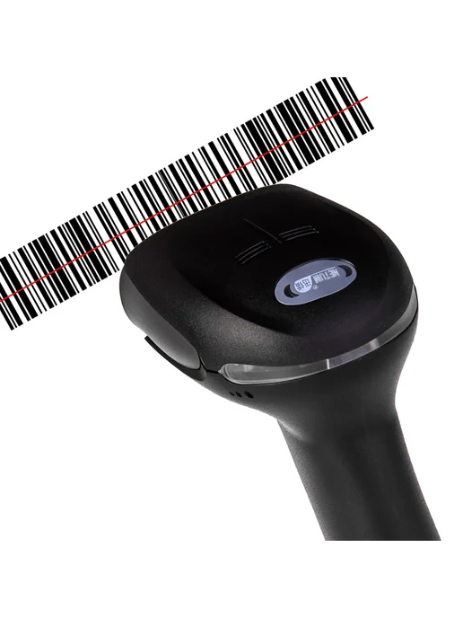 NETUM Лазерный сканер штрих-кодов NT-2012, USB, черный, US, черный, фото 3