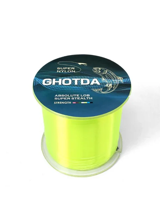 Ghotda Леска нейлоновая желтая 500м, 0.33mm-15.4LB, 500 м