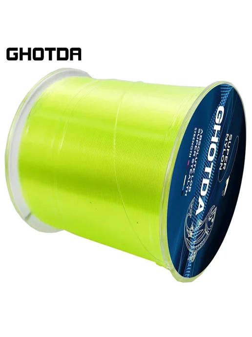 Ghotda Леска нейлоновая желтая 500м, 0.33mm-15.4LB, 500 м, фото 7