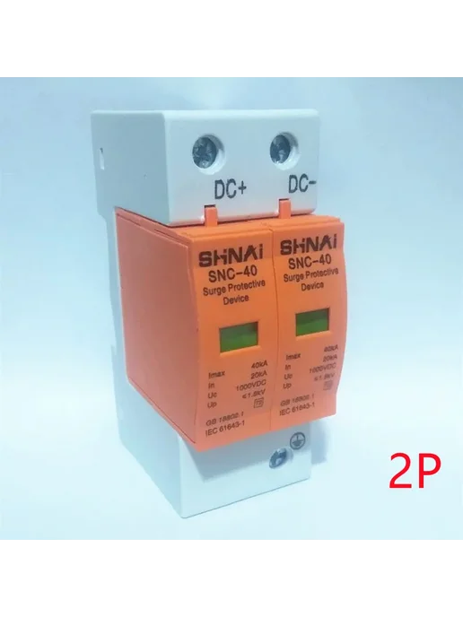 Нет бренда Защита от импульсных перенапряжений DC500V CBY1-PV40 2P 3P, DC1000V