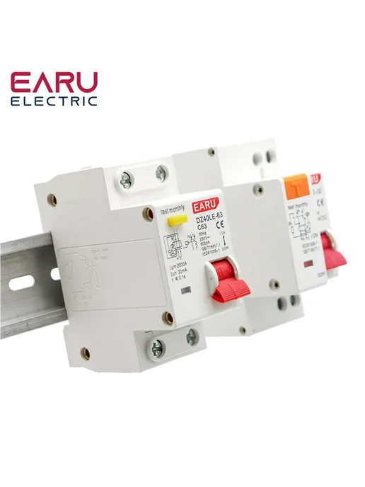 EARU Автоматический выключатель остаточного тока EARUELECTRIC 40А, 63А, фото 6