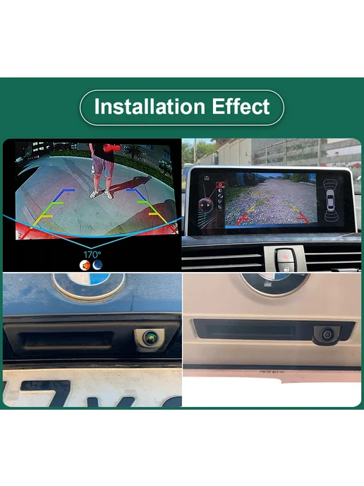 GreenYi AHD 720P CVBS 720P Автокамера заднего вида для Ford Land Rov, Камера CVBS BMW 3, фото 7