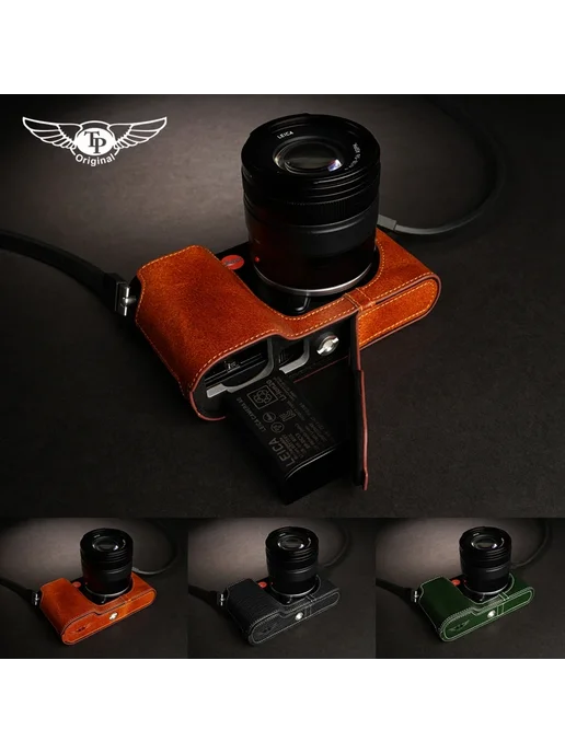 Andralyn Чехол для Leica T tl tl2 Typ 701 из натуральной кожи черный, коричневый, фото 3