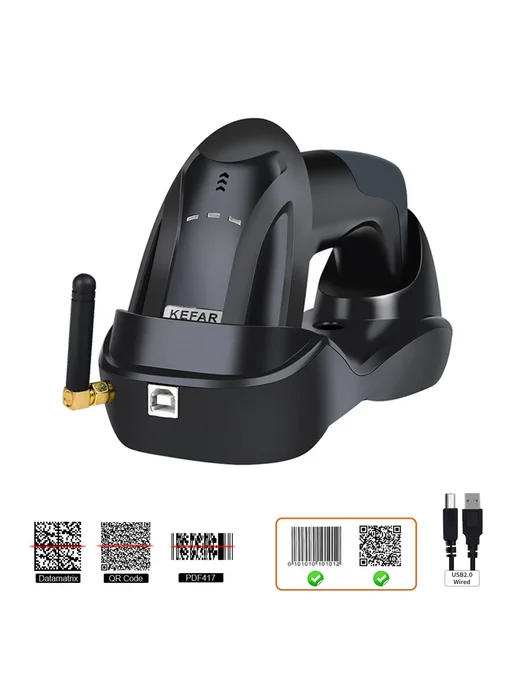 HONOURWOLF Сканер штрих-кода L8BL Bluetooth, черный, черный, фото 5